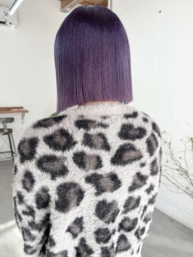 ぷつボブ×青みラベンダー◯