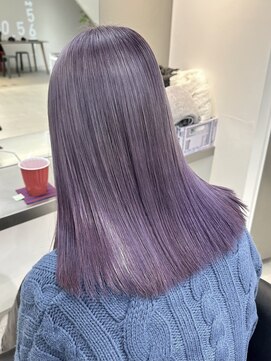 ラック 表参道(LUCK) ラベンダー/パープル/艶ハイトーン/レイヤーカット/ブリーチ