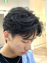 フィフスパーク(fifth PARK) 渋谷センターパート色気フェザーパーマ毛流れニュアンスパーマ