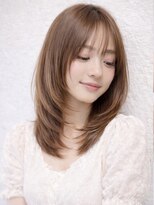 ムーン 仙台一番町店(OON)&nbsp;韓国レイヤー/ミルクティーベージュ/赤み消しカラー/髪質改善