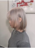 ブリーチハイライト髪質改善ダブルカラーレイヤーカット/新宿