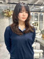 ネアン バイ エーケー 北花田(nean by AK)&nbsp;ダークブラウンロングウェーブ
