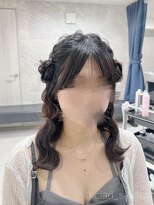 ヘアセット クラン ルシェ 心斎橋玉屋町店(hair set Clan luce)&nbsp;ハーフツインクラゲヘア/心斎橋ヘアセット