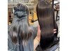 【jrスタイリスト限定】地毛風ストレート【縮毛矯正】+カット ブリーチ毛OK