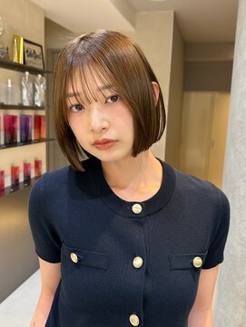 サンド 池袋 2nd(sand) ミニボブ/ボブ/オリーブベージュ