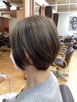 ヒラトヤ 肴町店 イヤリングカラー暖色系カラーこなれヘア美シルエットハイライト