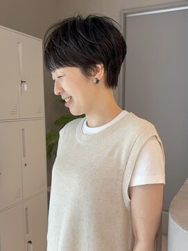 ホヌン 茅ヶ崎(Honnun) 【扱いやすい◎】大人の似合わせナチュラルショート/茅ヶ崎