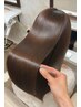 【見た目も手触りも美髪になる☆】髪質改善ストレート＋小顔カット￥26400