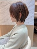 □ショートボブ/顔周り/韓国/ブリーチなし/30代40代50代