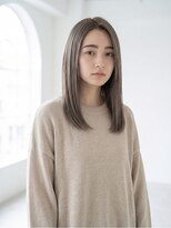 アノン エクラート 浦和店(Anon ECLART) シルバーグレージュストレート