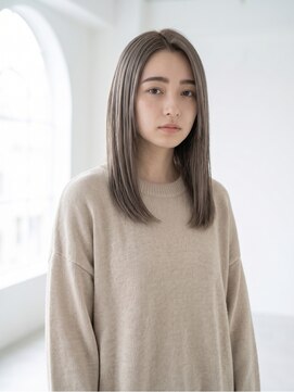 アノン エクラート 浦和店(Anon ECLART) シルバーグレージュストレート