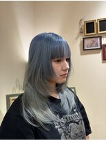 ヘアアンドスペース ベロン(hair&space velon)&nbsp;寒色カラー×レイヤーカット