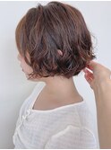【morio原宿】ゆるふわボブパーマ ひし形 朝ラクボブ 30代40代