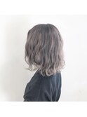 透け感シルバーアッシュ