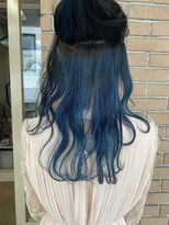 サロンドミルク 原宿(salon de MiLK)&nbsp;アクセントカラーブルー