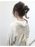 《Blue阿部★》#ヘアセット#カジュアルアレンジ