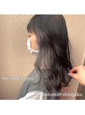 【W-新宿店 担当Satomi】インナーカラー/ラベンダーグレージュ♪