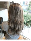 ハイライト×グラデーション×ハイグレージュ