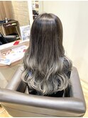 【feliette】バレイヤージュグレージュハイライト