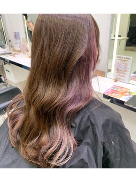 クレア 座間(CREA ZAMA) earring color_pink gray