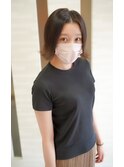 切りっぱなし×外ハネボブ