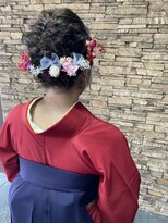 サンバイエム(#3/M) 卒業式着付けヘアセット