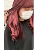 ココルアナ(coco luana) インナーカラー/イヤリングカラー/インナーピンク/韓国/髪質改善