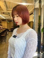 スティーロ 渋谷(Steelo)&nbsp;Steelo 小顔ボブ×ピンクベージュ