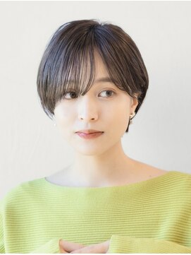 テュケー(TYCHE) 大人可愛い小顔ショート20代30代40代50代シースルーバング