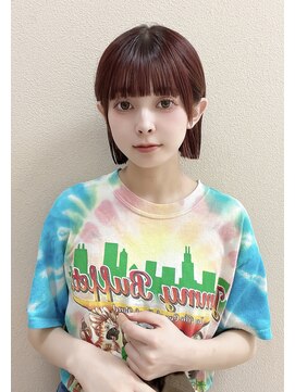 シャンプーボーイ 赤髪bob