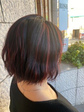 ライズ バイ レボ(RISE by REVO) インナーグレージュ/マチルダボブ/前髪/ピンクベージュ/我孫子