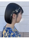 結婚式ヘアセット