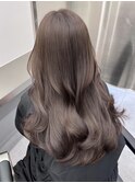 アッシュグレーレイヤーカットアッシュ20代30代40代韓国ヘア艶髪