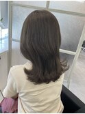 透明感たっぷりグレージュ°○