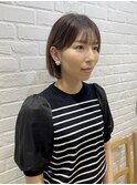 大人可愛い小顔前下がりボブ×ナチュラルボブ×ミニボブ20代30代
