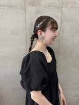 ヘアセット/編みおろし/パーティーヘア/学割/ヘアメイク
