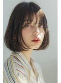 20代30代40代/大人可愛いボブ/艶髪カラー/髪質改善