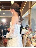 カミエ(kamie)&nbsp;＊透明感ミルクティー ブライダルカラー／三宮美容室／上田一眞