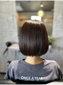 白髪活かし/白髪ぼかしツヤサラカラー×カット