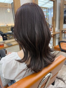 ネウィ ジャム 町田(newi JAM) 大人かわいいエギョモリ ミルクティーブラウン ひし形シルエット