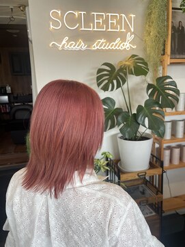 スクリーン(SCLEEN) ハイトーンウルフボブ