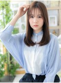 シースルーバングナチュラルエアストレートc6川口20代30代40代