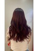 ロング×カシスレッド