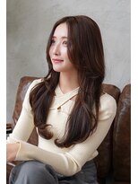 ラフィス ヘアー リュクス 門前仲町店(La fith hair luxe)&nbsp;【La fith】マロングレージュ×カーテンバング