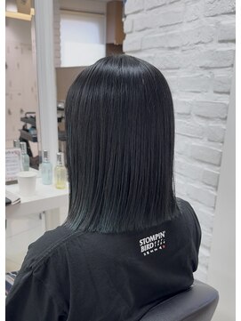 スト 静岡鷹匠(sto) ミディアムヘア/暗めカラー/グランマッシュ/静岡鷹匠