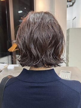 ミィ 表参道(mee.) 似合わせカット ボブパーマ パーマ ミニボブ 切りっぱなしボブ