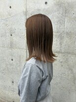 アミックス ヘアワークス 本店(AMIX hair works)&nbsp;透明感オリーブベージュ×ミディアム
