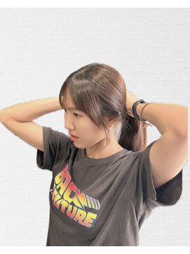 ソレ 森田店(SOLE.) 結んでも可愛い顔周りカット