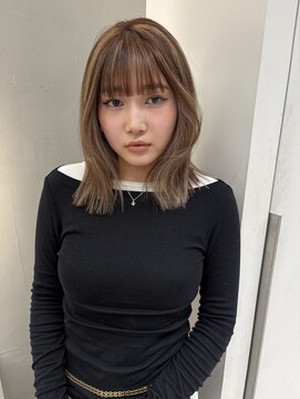 ソル 栄矢場町(SOL) ミルクティーベージュ　ベージュ　ボブ