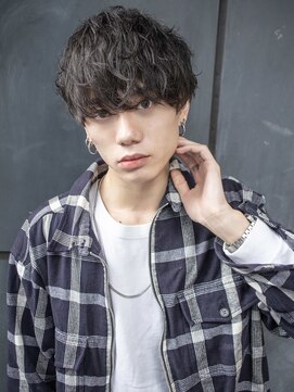 メンズ/マッシュ/ツイストスパイラルパーマ